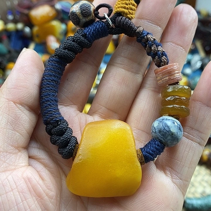 未镶嵌蜜蜡手链手链