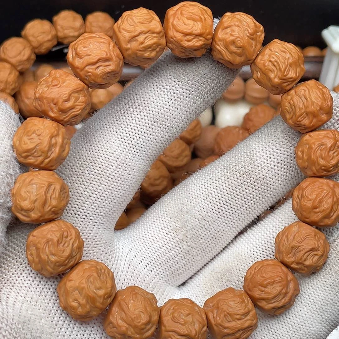 手串猴头核桃微瑕龙蛇