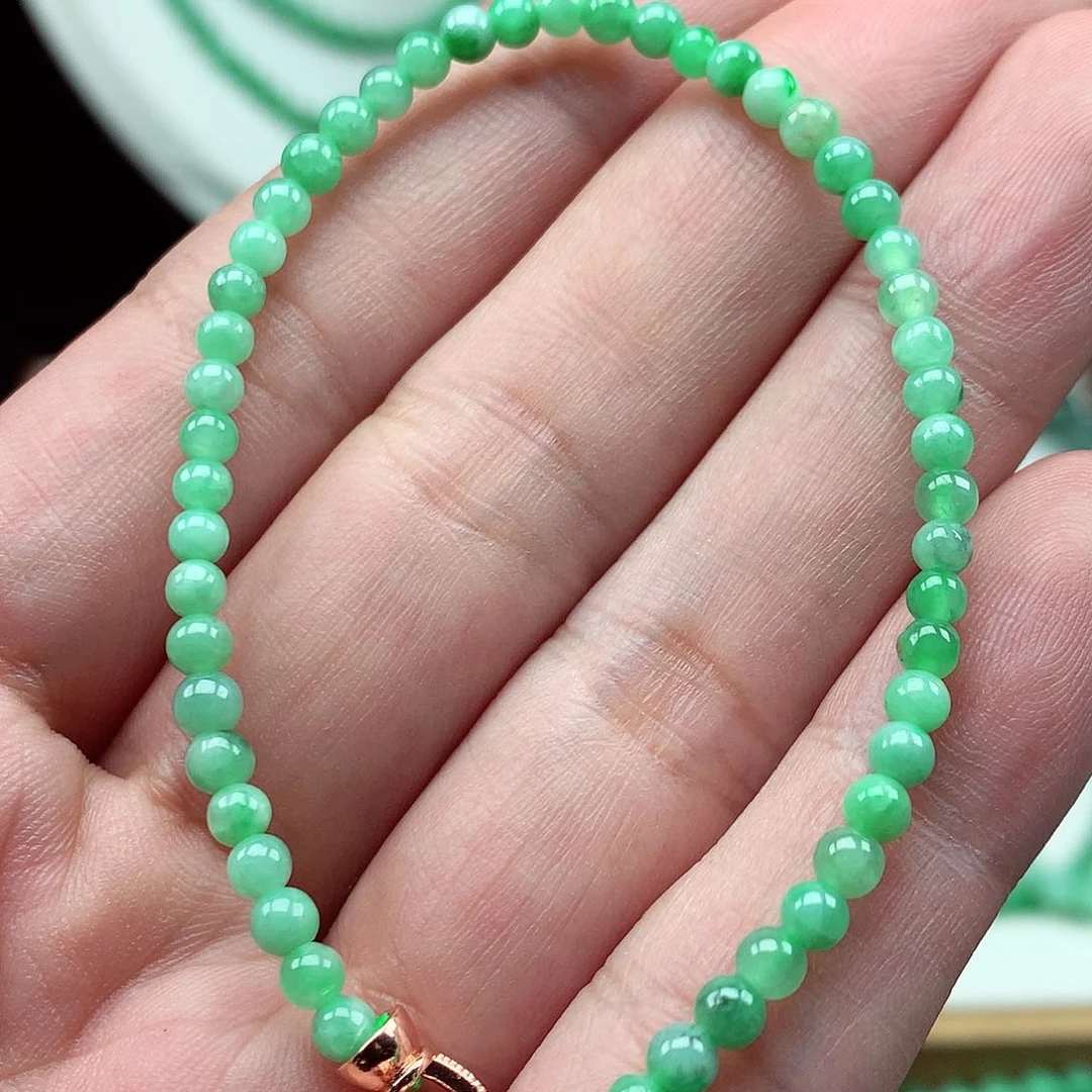 未镶嵌手链翡翠翡翠