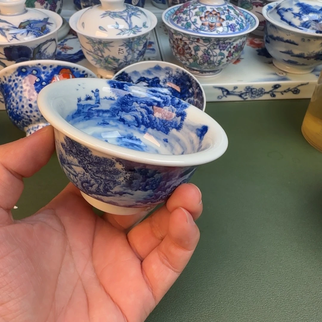 陶纯手工纯手绘茶具391
