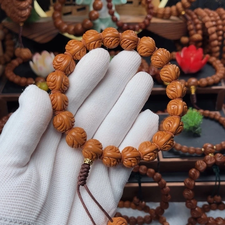 吊坠桃核14盘龙爆肚手持