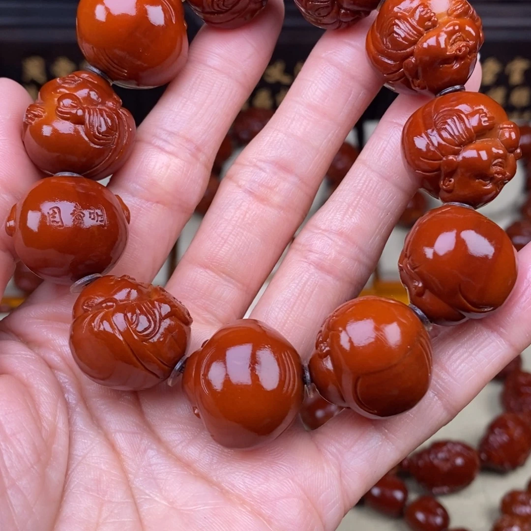 半***号吊坠橄榄核弥勒弥勒