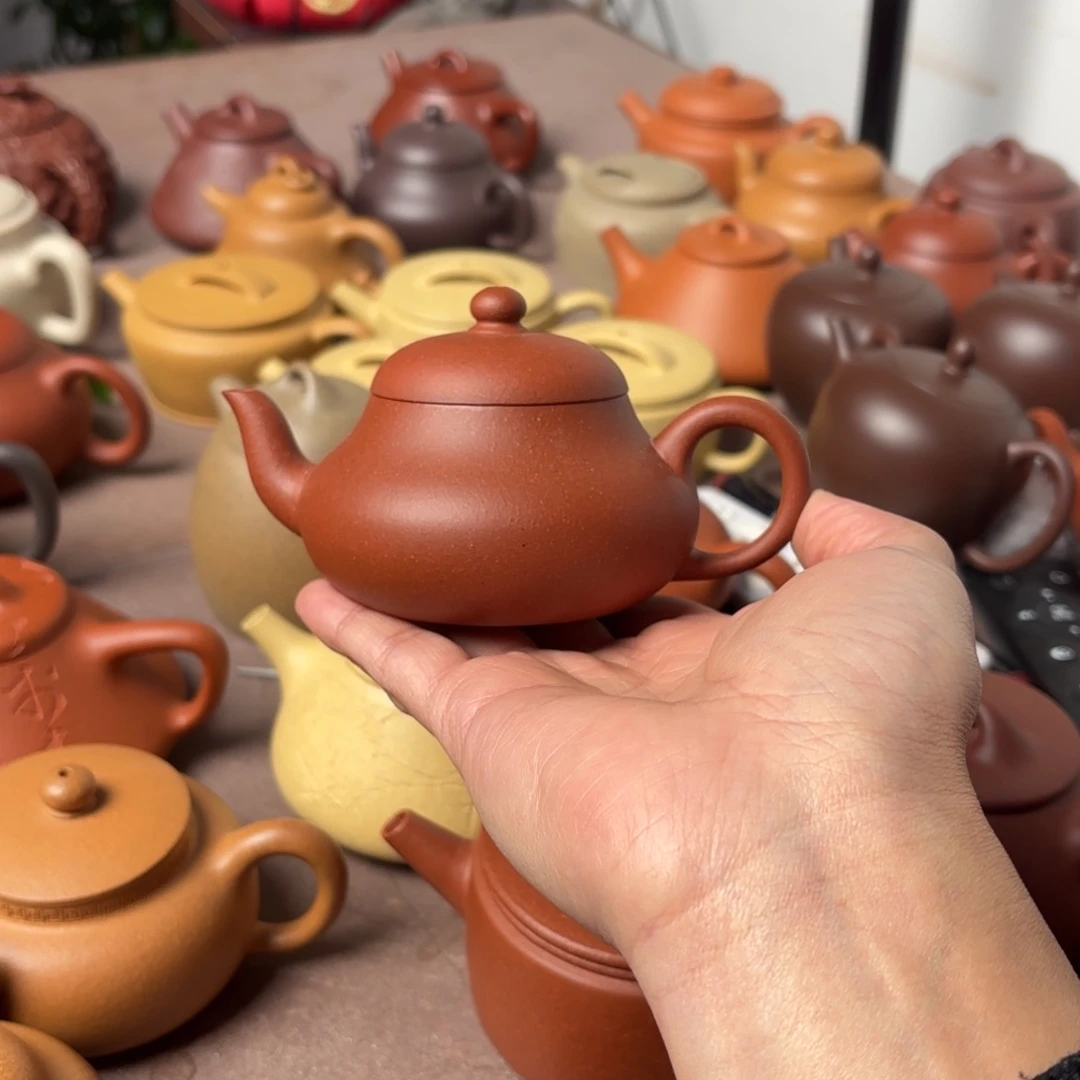 落***兹紫砂茶壶半手工福利