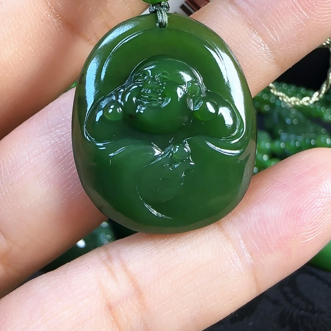 和田玉（碧玉）未镶嵌颈饰