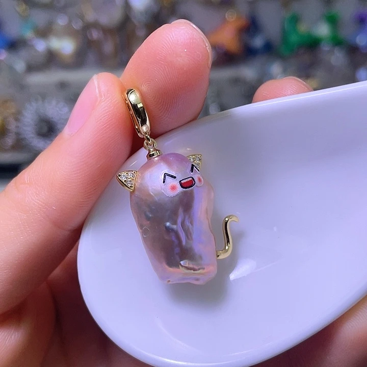 淡水珍珠颈饰合金25