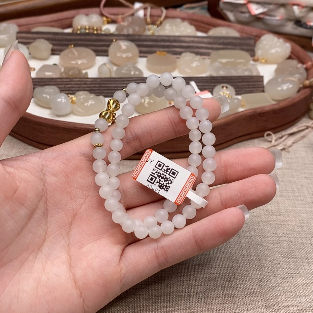 未镶嵌手串和田玉多圈