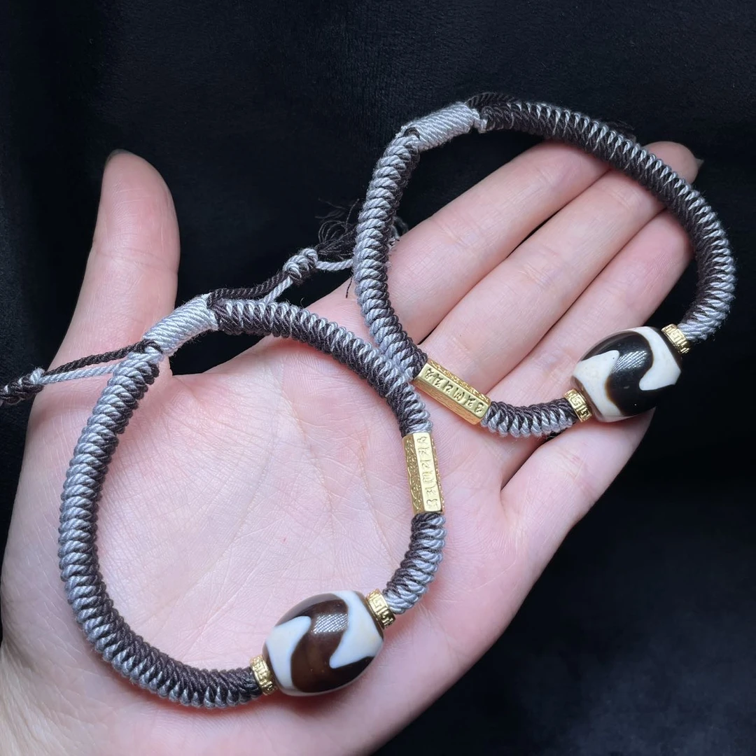 【曹美丽精选】 H97236-玛瑙手绳（虎牙）-多样性一件-15×19mm