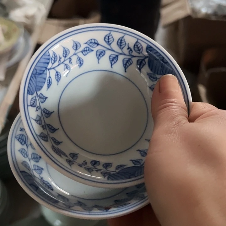 1手绘小碟两个陶瓷