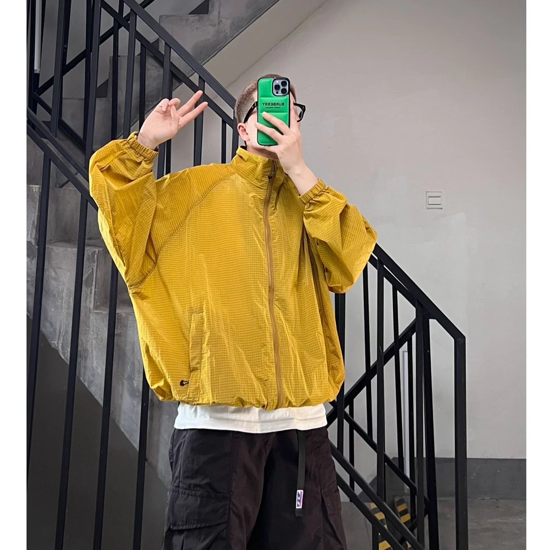 UY-095户外机能简约立领原纱防晒衣防紫外线轻薄速干长袖外套