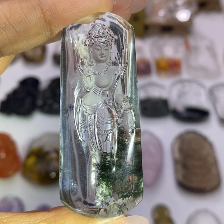 未镶嵌颈饰水晶白***风定制果