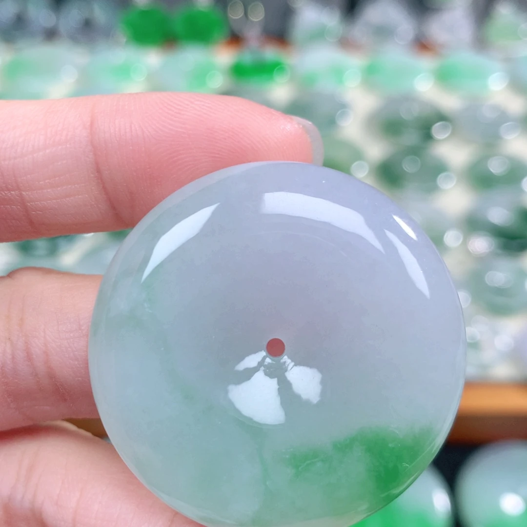 翡翠未镶嵌颈饰38.8-9.2
