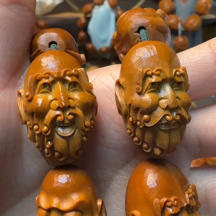 登***界橄榄核手串/手链须派罗汉脖挂