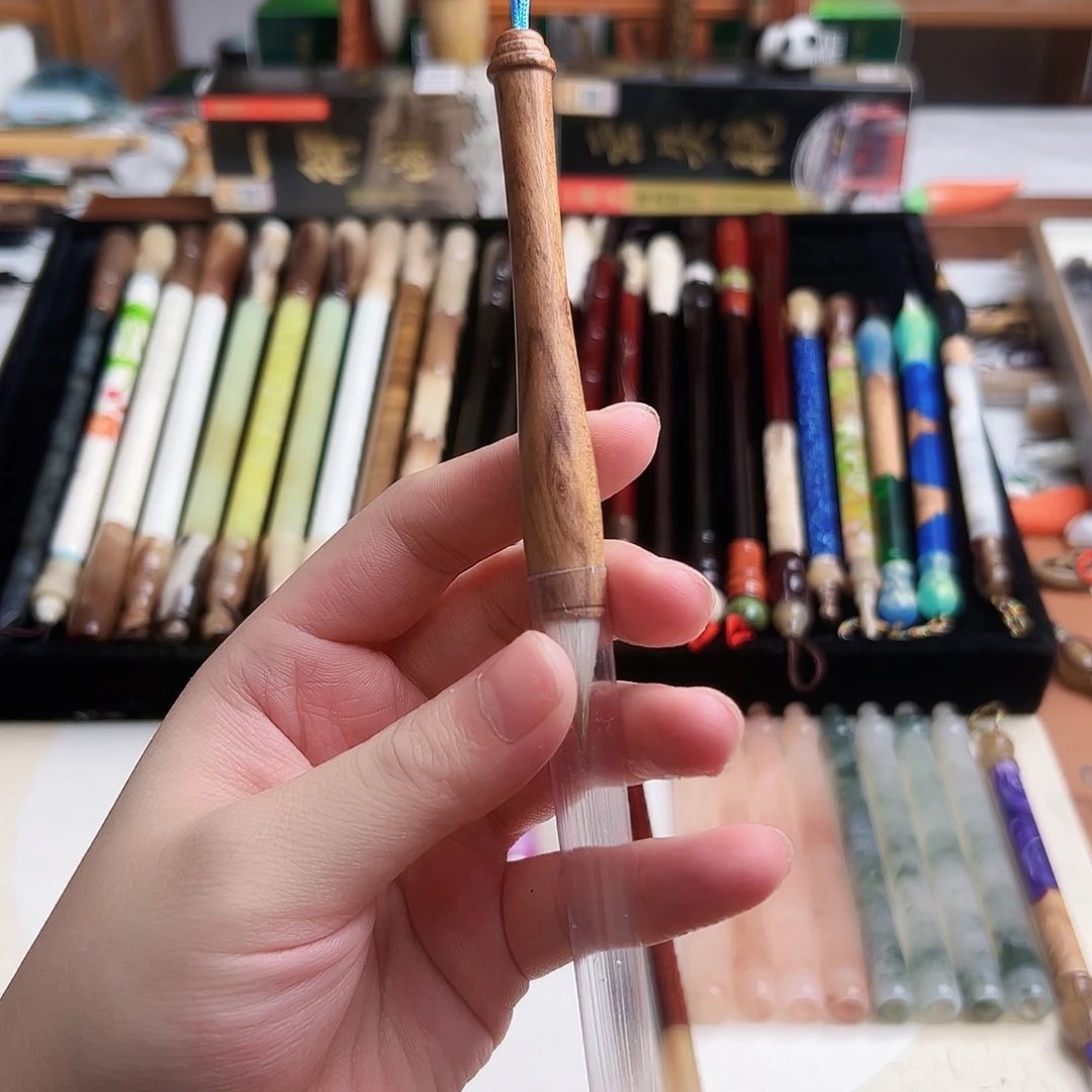 小胖子科檀兼毫毛笔
