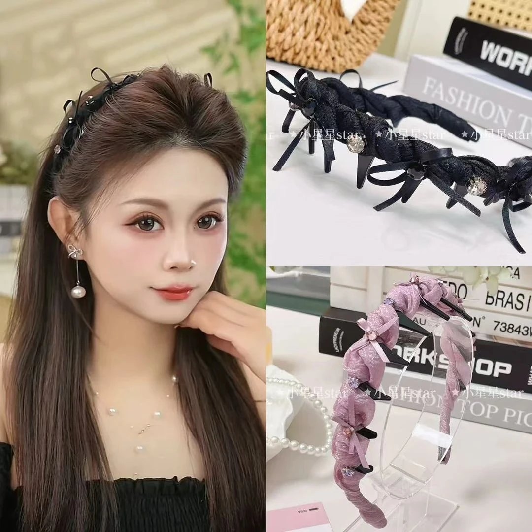 【巴黎王妃 清婉发箍】2025新款高颅顶气质发箍蝴蝶结发饰