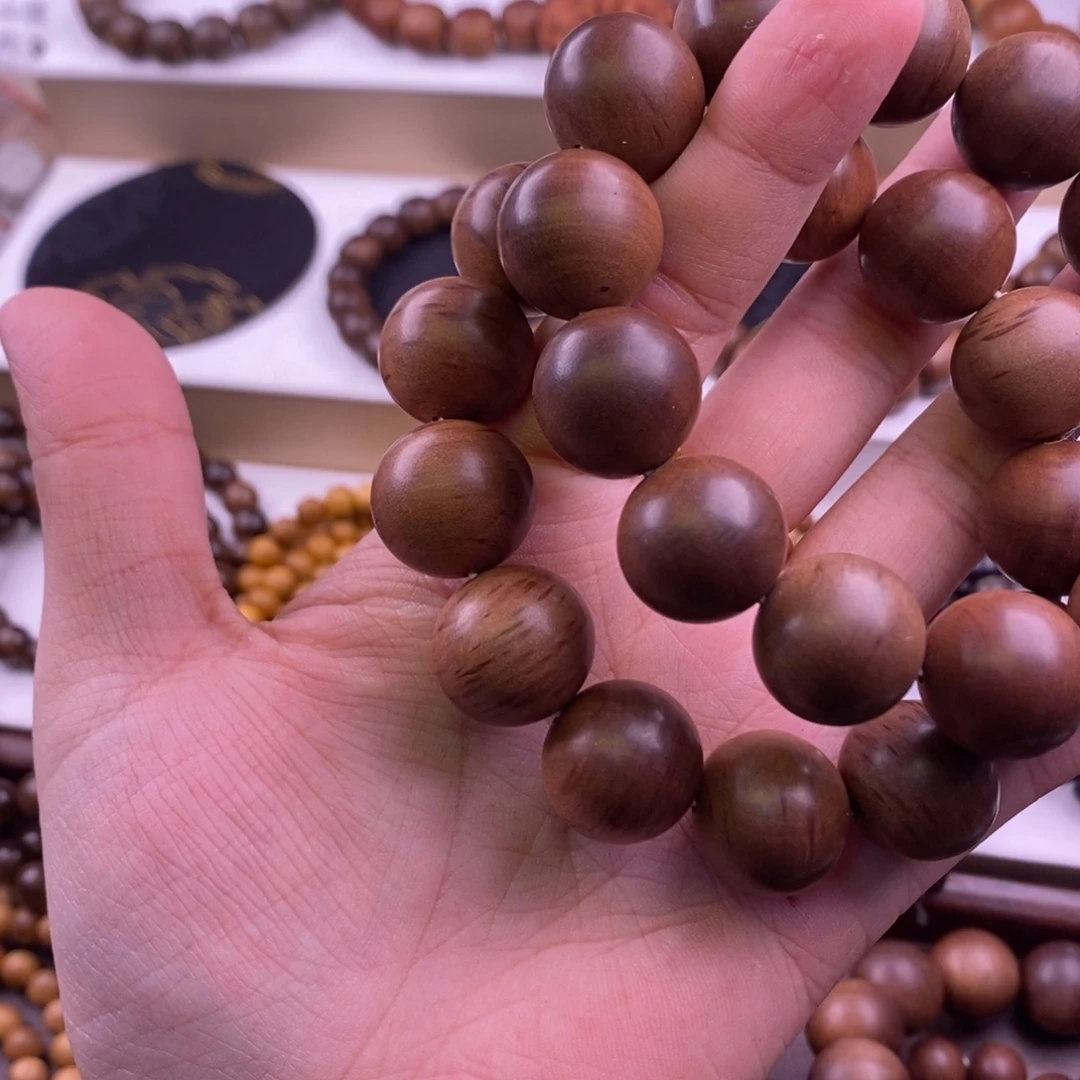 路***瞧手串/手链檀香木焦糖沉水1.8