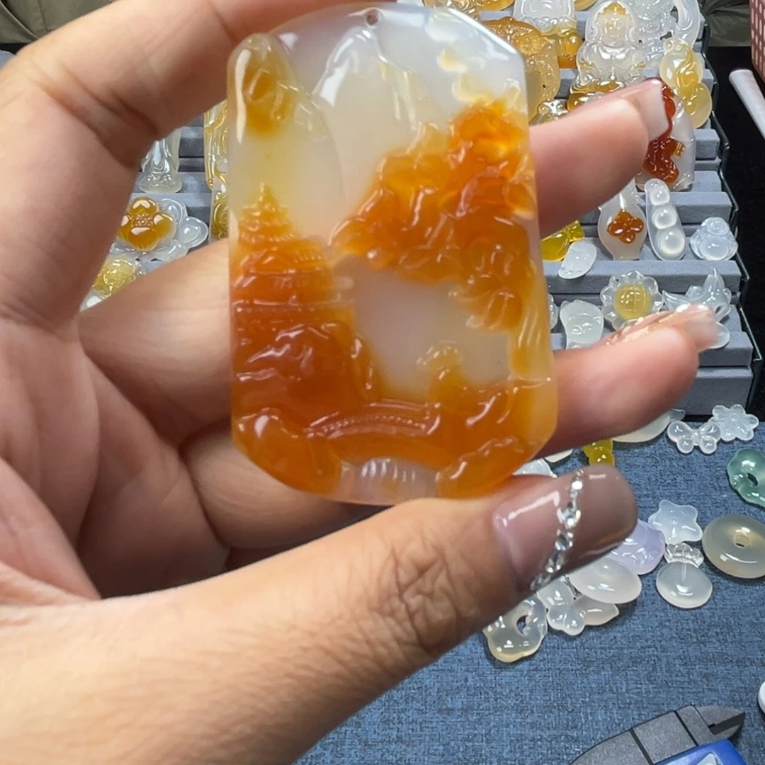 玛瑙/玉髓未镶嵌颈饰