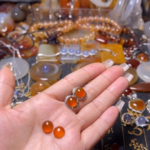 玛瑙/玉髓珠宝奇石未镶嵌V****r004