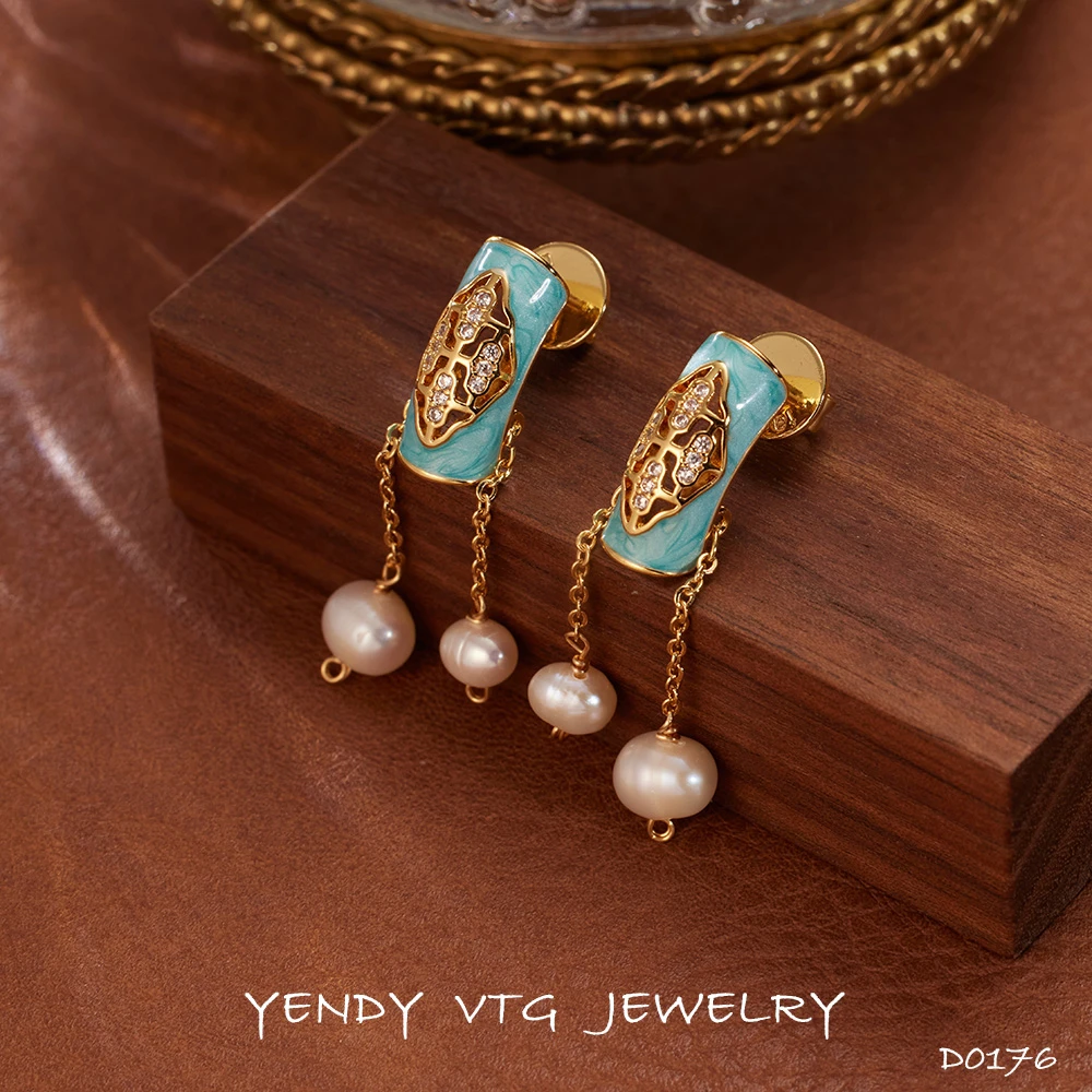 铜合金耳饰 D0176「窗格剪影」FELANNA 翡安娜 西班牙♠限定 耳环