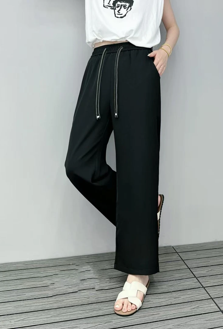 34-8617休闲直筒裤