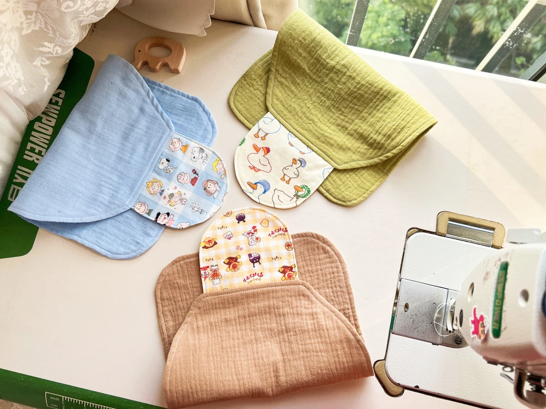 手作纯棉隔汗巾、垫背巾、满两件包邮