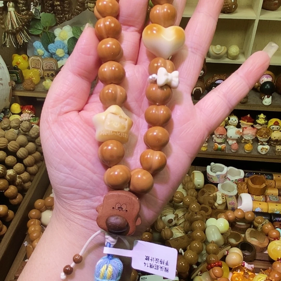 猴头核桃吊坠屁桃手持设计款5号