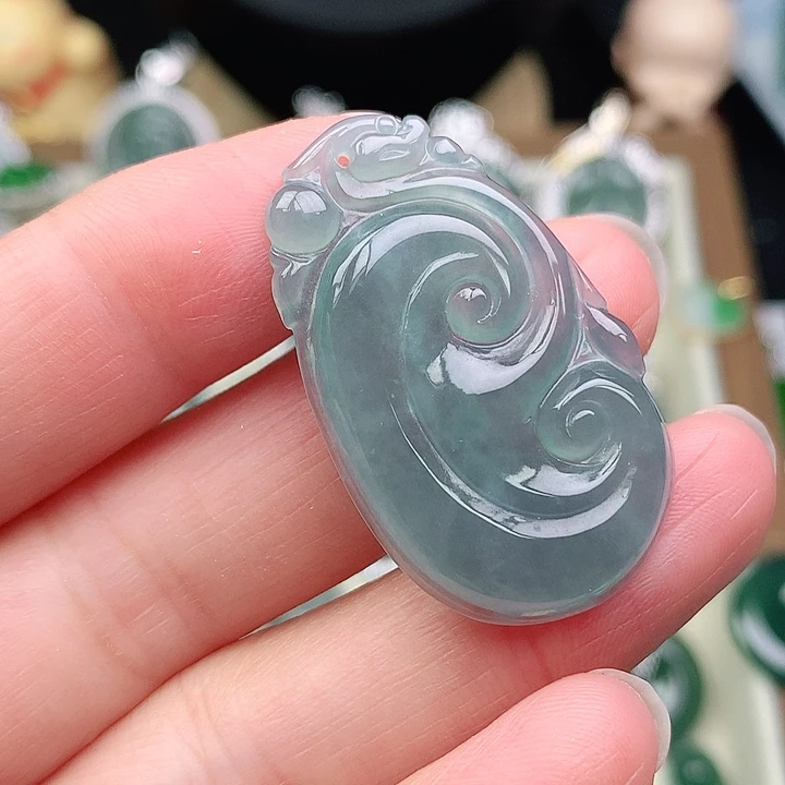 颈饰未镶嵌翡翠吊坠