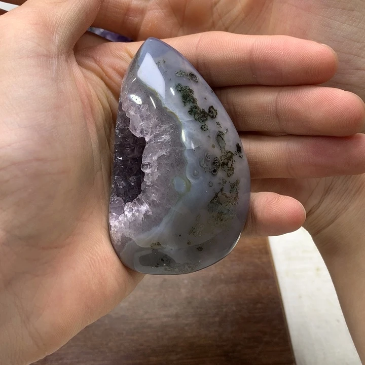 紫晶珠宝半成品未镶嵌