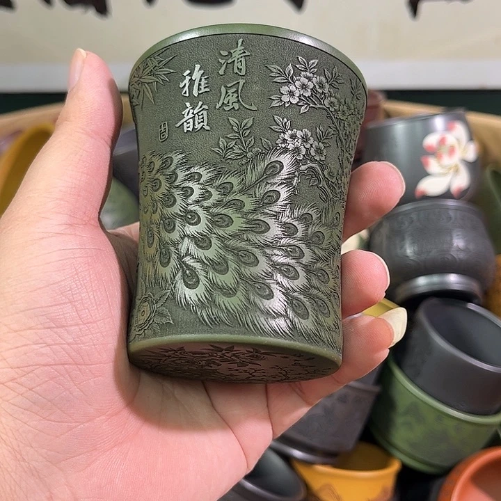 茶杯紫砂全手工紫砂主人杯