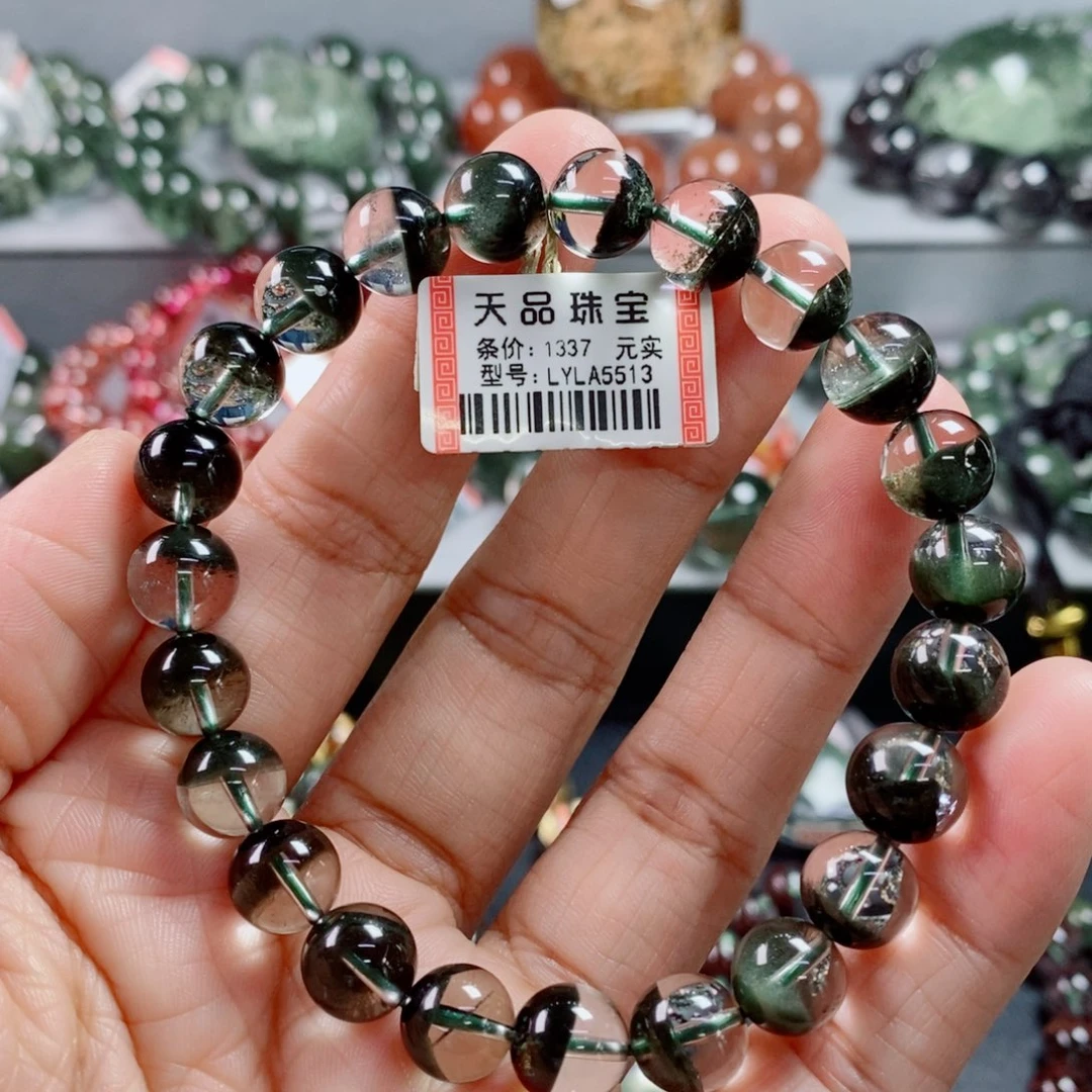 水晶手链未镶嵌绿幽灵手链LYLA5513