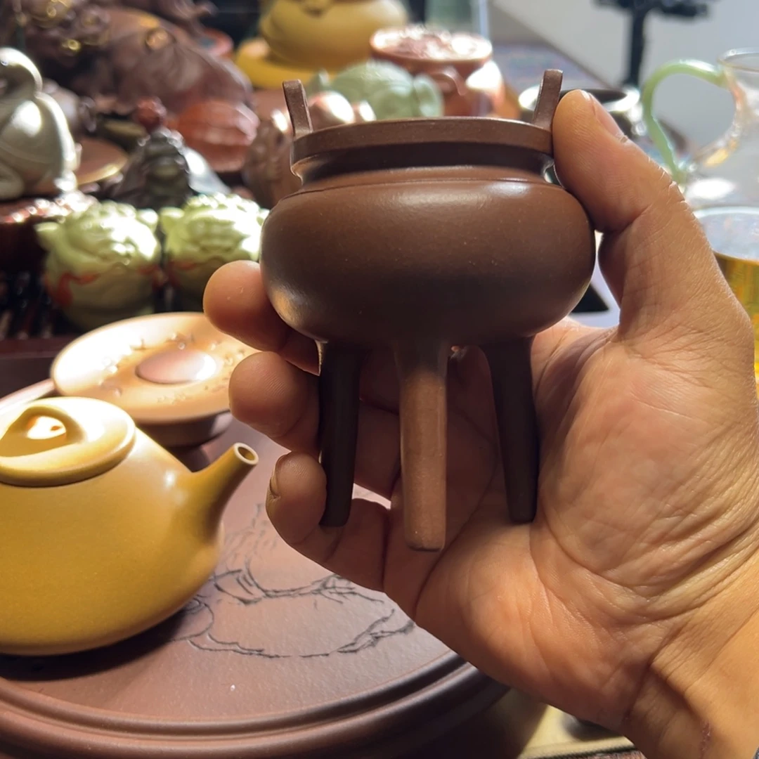 恭***财茶宠紫砂紫砂茶宠摆件。