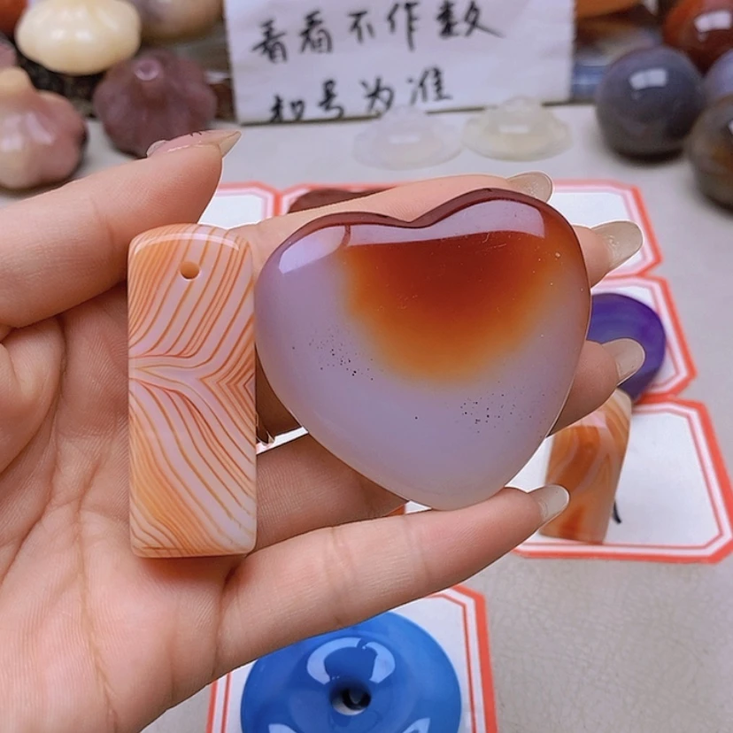 【闪购商品】未镶嵌玛瑙/玉髓珠宝半成品蜜***笑