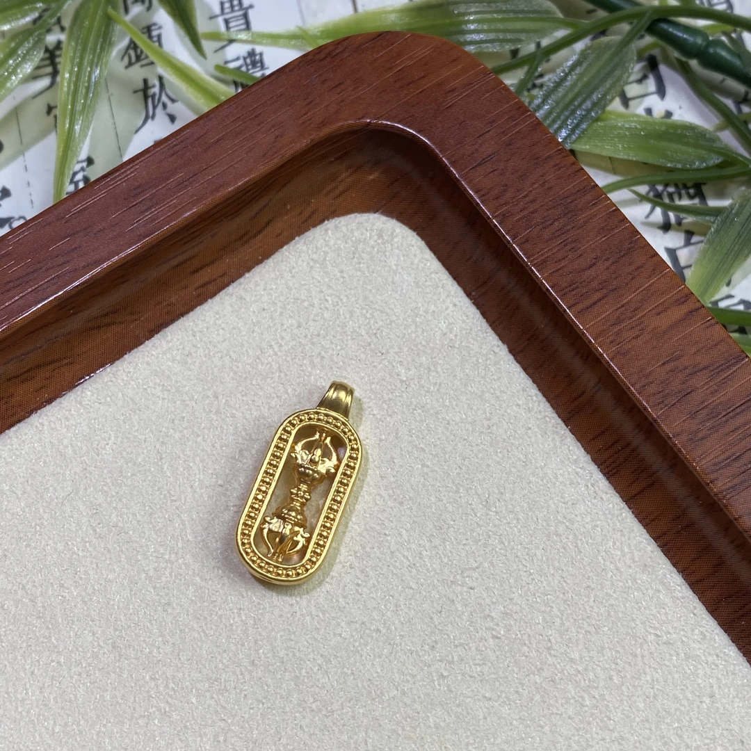 足金纯色金刚杵配件-HJ576584