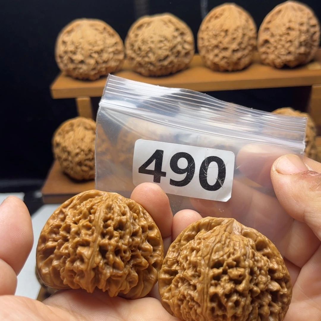 吊坠文玩核桃南疆45姜黄皮