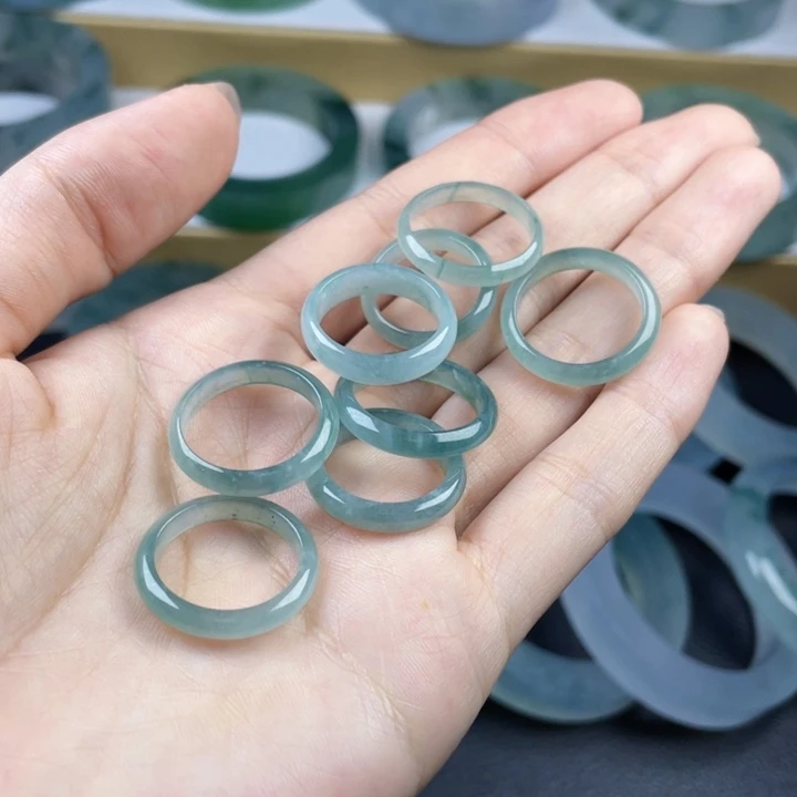 翡翠戒指未镶嵌翡翠戒圈