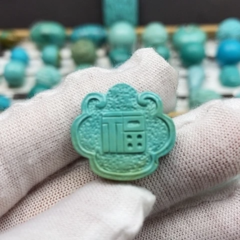 绿松石未镶嵌配饰