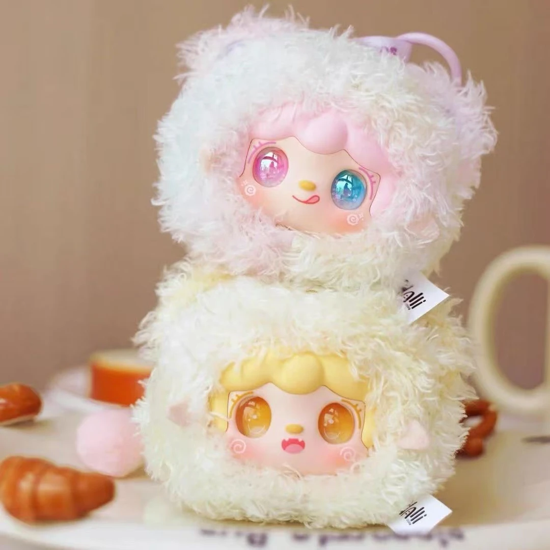 【寄拍玩法】正品毛绒潮玩系列礼物娃娃盲盒，默认微瑕