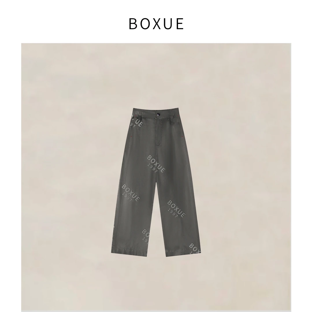 BOXUE “珀影” 2025秋季高级感两穿莱赛尔裤 裤子 #250809K3541
