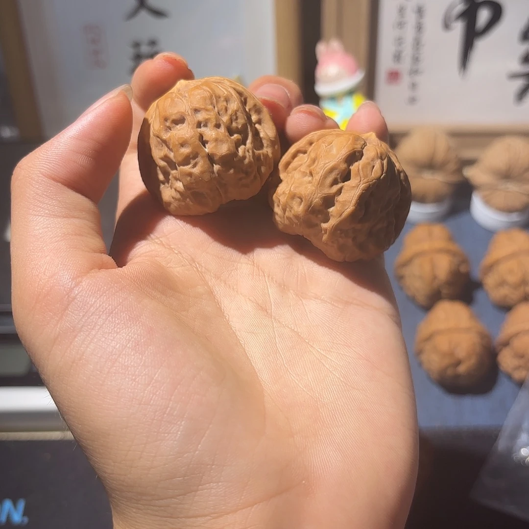 吊坠文玩核桃38尺45克蛤蟆头10902