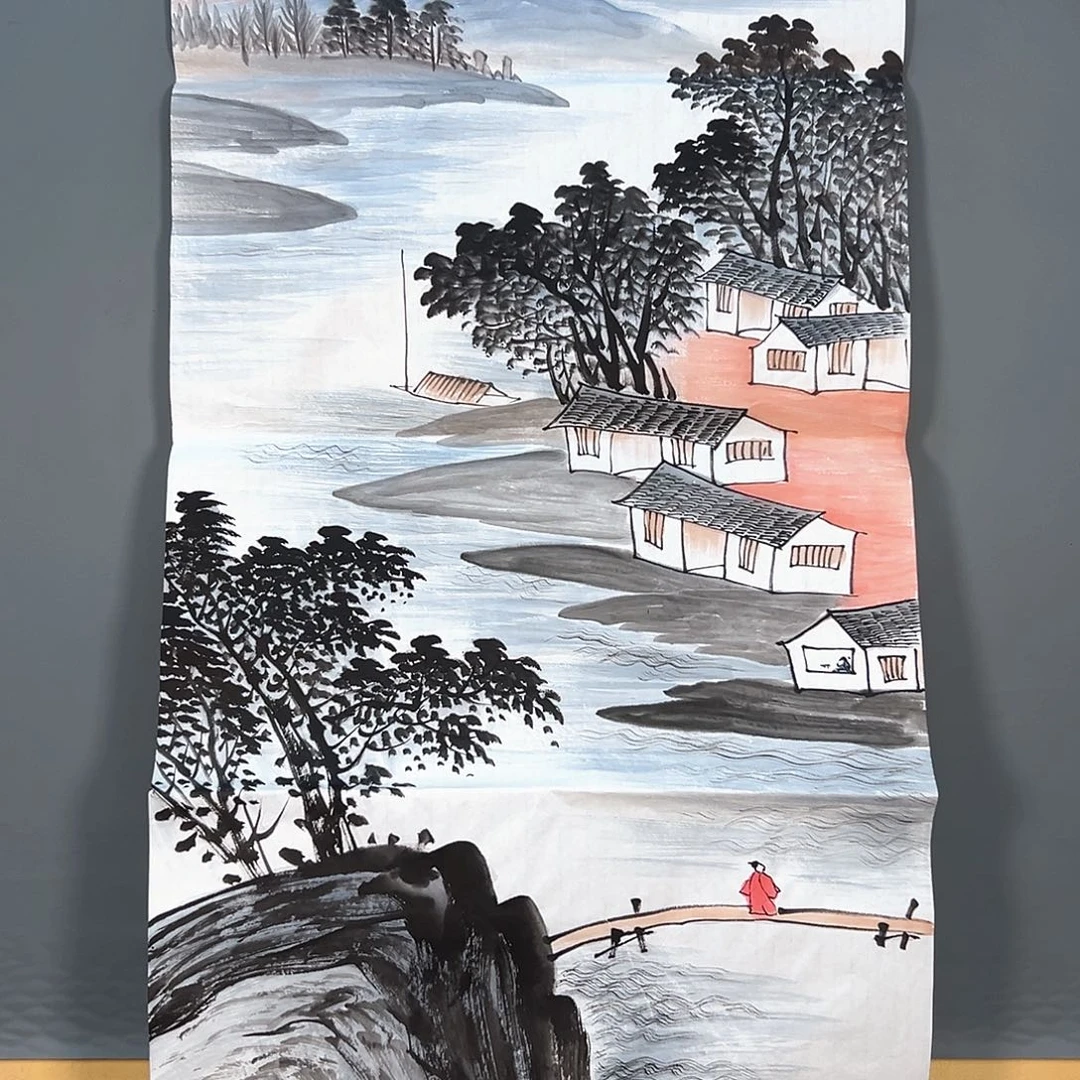 国画939 花鸟和蝴蝶在这里生活