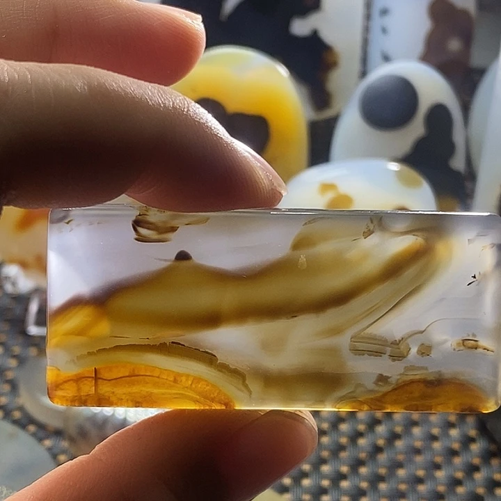 未镶嵌颈饰玛瑙/玉髓星***2