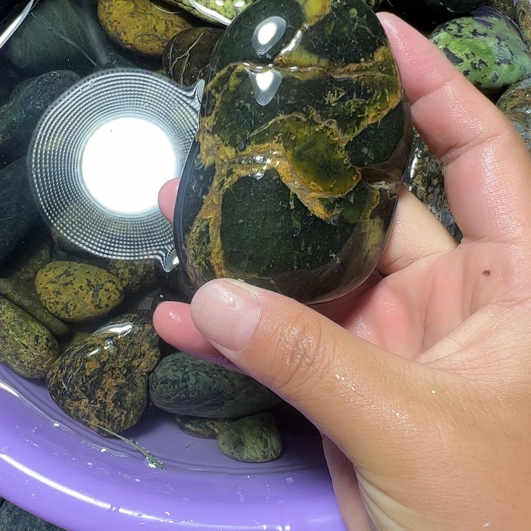 蛇纹石玉合金珠宝奇石用****3