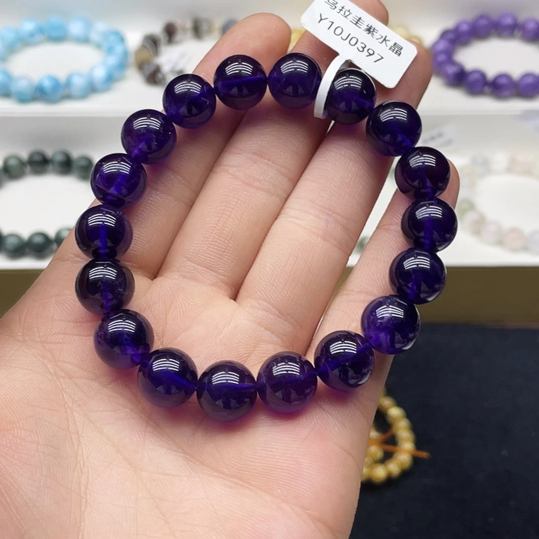 水晶手链未镶嵌乌拉圭紫水晶11.9