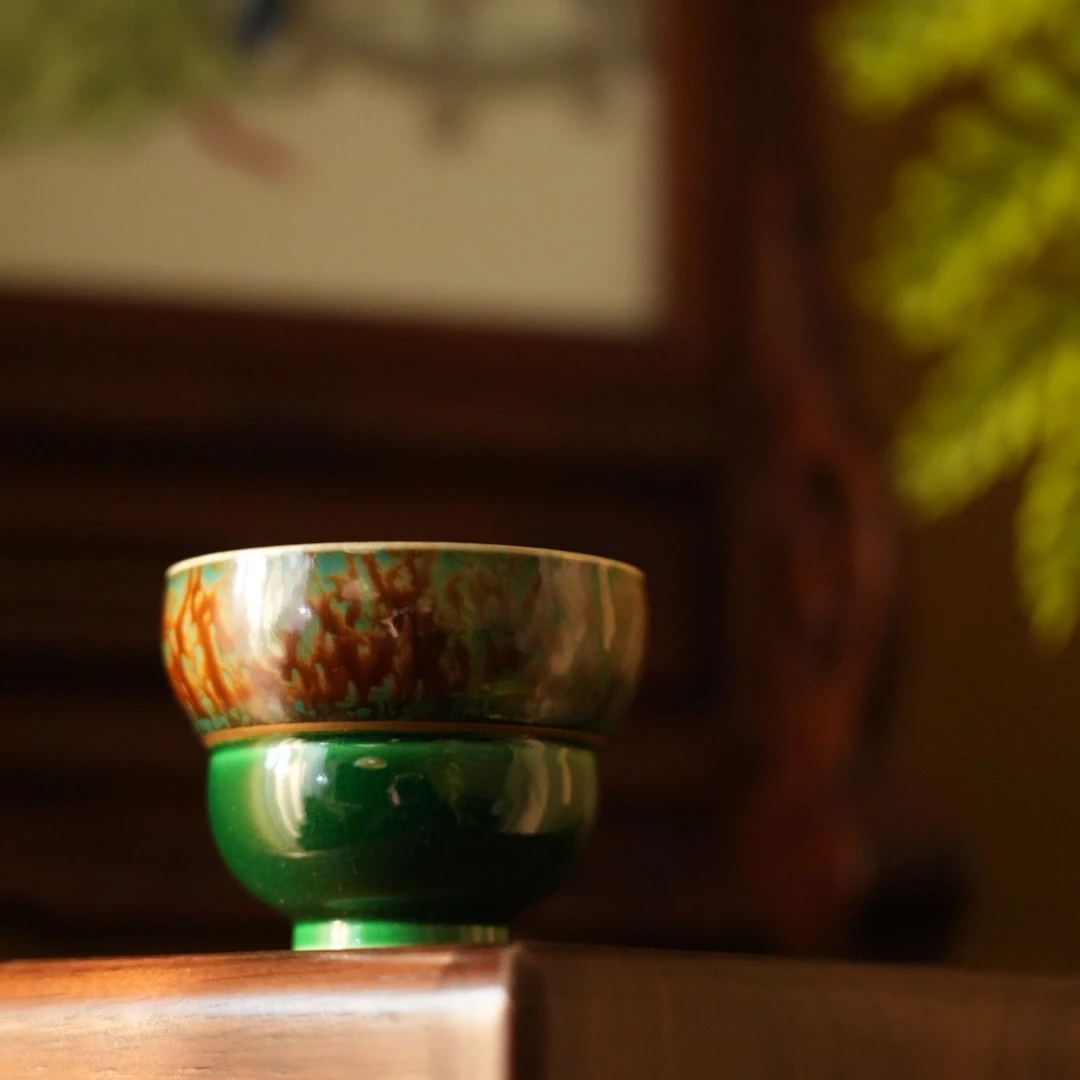 【雲梦】瓷堂里-流金岁月描金葫芦杯