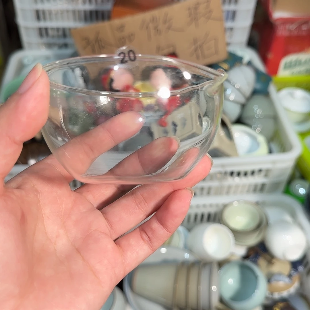 微瑕老物件茶杯茶壶壶承20号