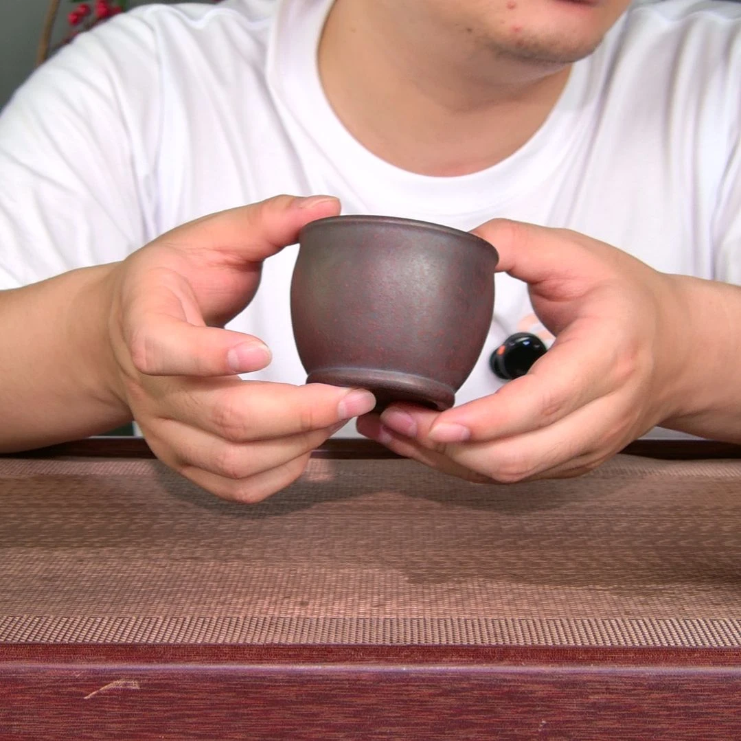 茶杯紫砂高货放漏
