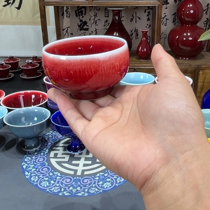 景德镇陶瓷浅行禅定杯