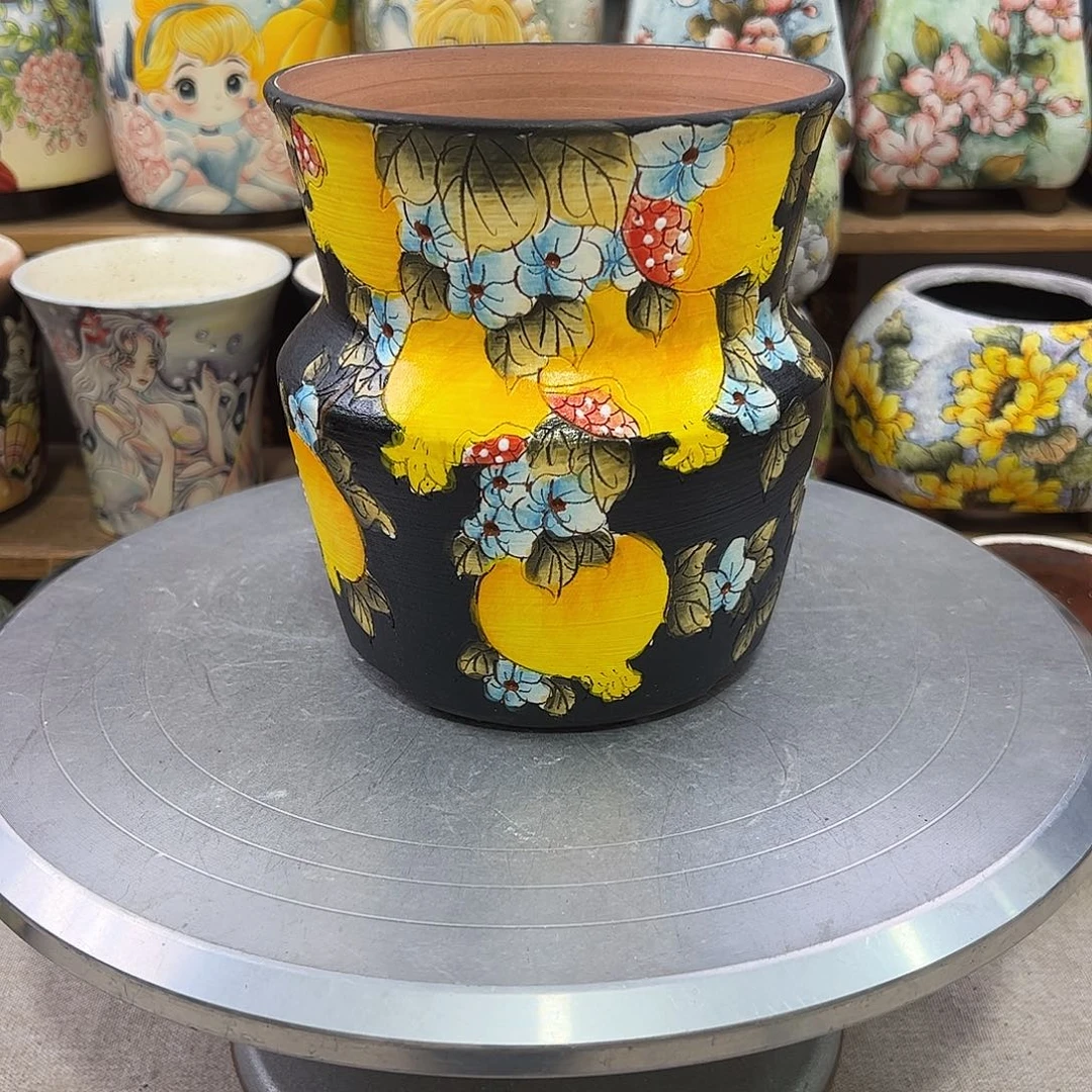 景德镇炫彩手绘口12.5