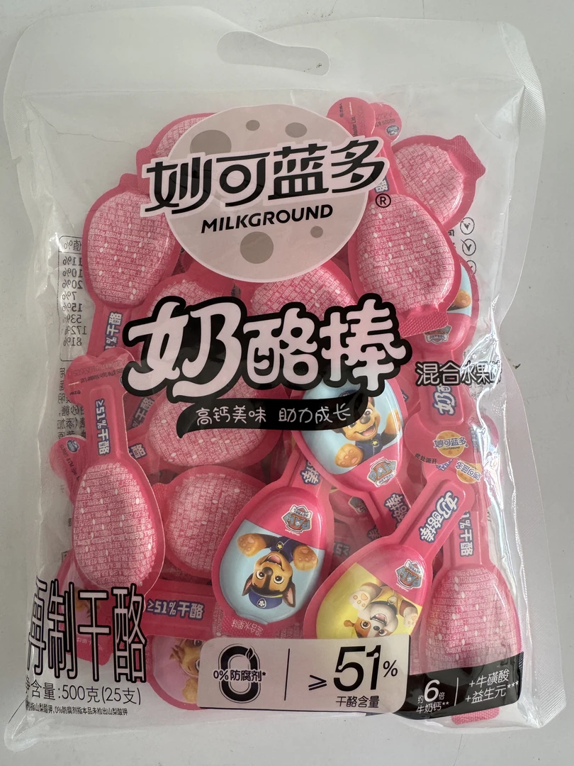 妙可蓝多水果味高钙奶酪棒健康营养零食