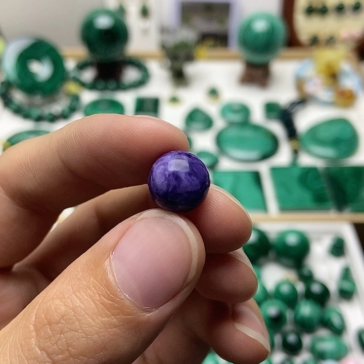 查罗石未镶嵌单珠麗