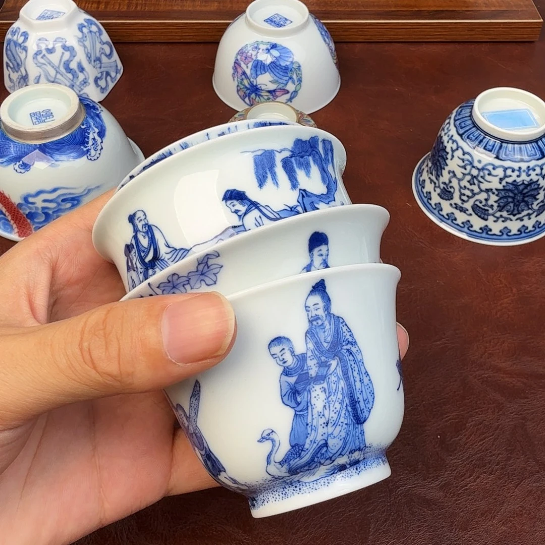 川***寨景德镇全手工全手绘陶瓷